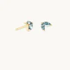 Alexandrite Marquise Studs in Solid Gold