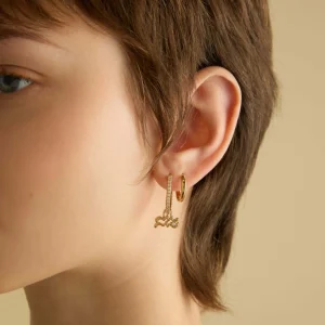 Aquarius Zodiac Talisman Charm in Gold