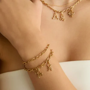 Aries Zodiac Talisman Charm in Gold