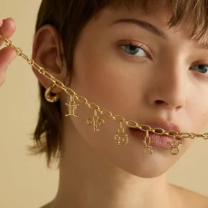 Aries Zodiac Talisman Charm in Gold