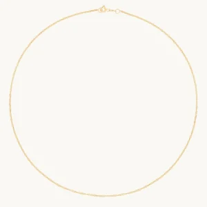Bold Astrid Chain Necklace in Solid Gold