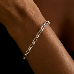 Bold Link Chain Bracelet in Silver