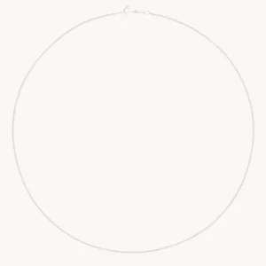 Bold Miyu Chain Necklace in Solid White Gold
