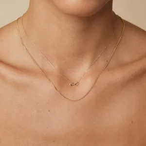 Bold Miyu Chain Necklace in Solid Gold