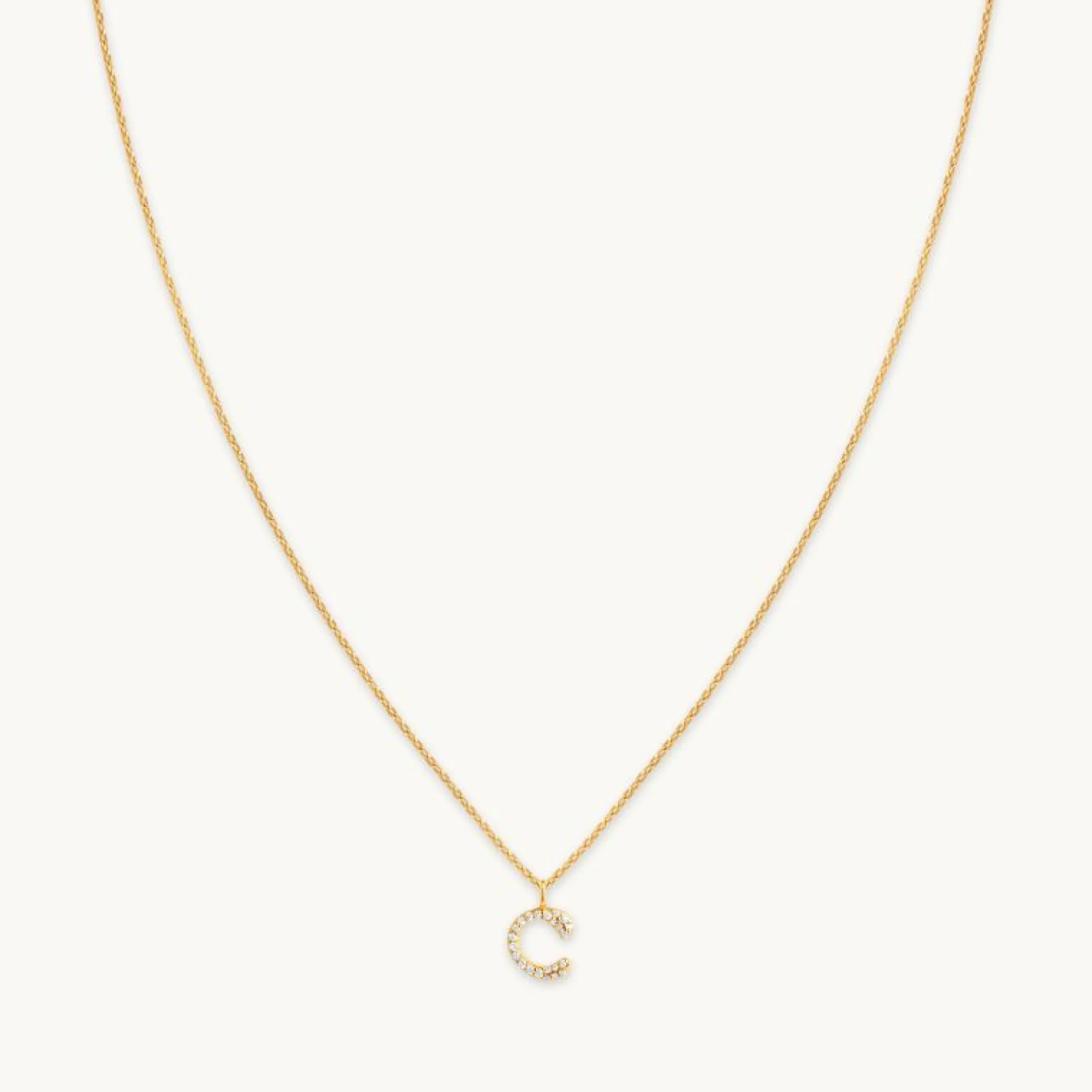 c_initial_pav_pendant_nec_0.webp C Initial Pavé Pendant Necklace in Gold