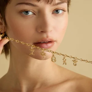 Cancer Zodiac Talisman Charm in Gold