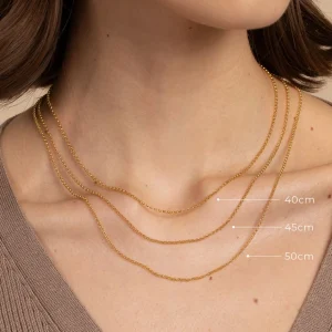 Chelsea Chain Necklace in Solid Gold