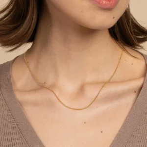 Chelsea Chain Necklace in Solid Gold