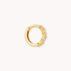 Cluster Hoop 8mm in Gold
