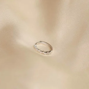Cluster Hoop 11.5mm in Silver