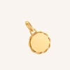 Coin Talisman Charm in Gold
