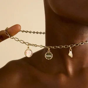 Coin Talisman Charm in Gold