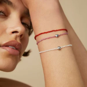 Cosmic Click Charm in 9k White Gold