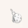 Cosmic Locket Talisman Charm in Silver