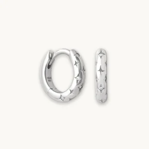 Cosmic Star Bold Huggies in Silver