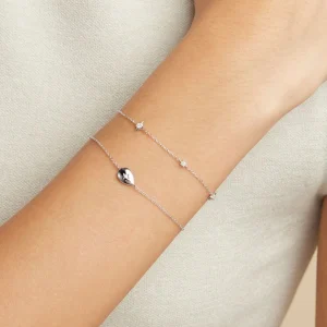 Cosmic Star Charm Bracelet in Silver