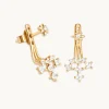 Cosmic Star Crystal Ear Jacket in Gold