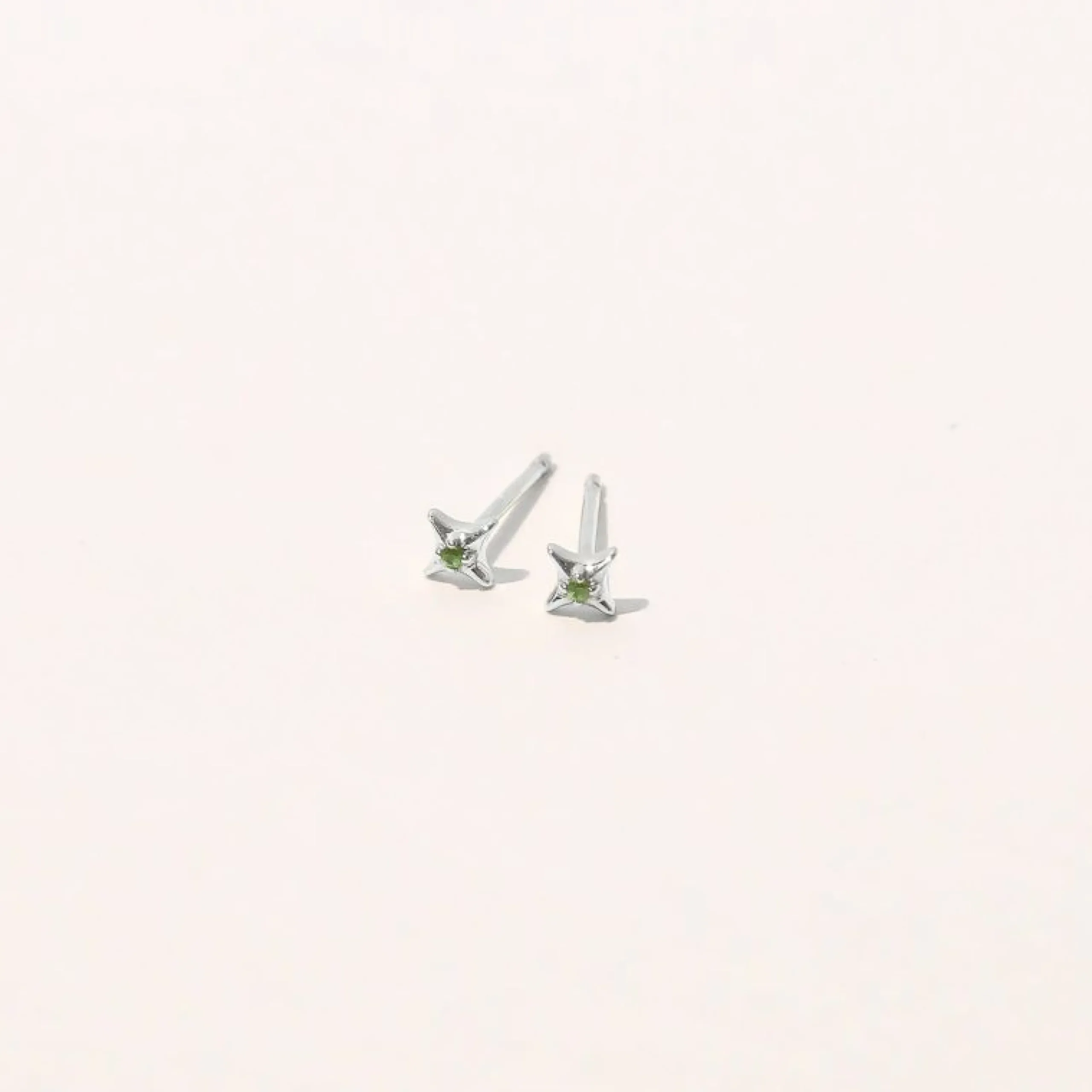 cosmic_star_tsavorite_stu_2.webp Cosmic Star Tsavorite Stud Earrings in Solid White Gold