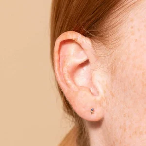 December Tanzanite Birthstone Earrings in Solid Gold