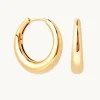 Dome Hoops in Gold
