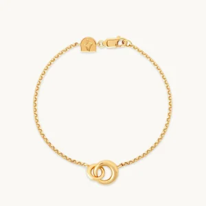 Dome Link Bracelet in Gold