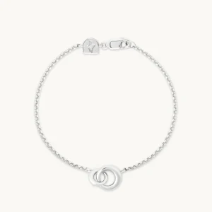 Dome Link Bracelet in Silver