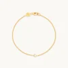 Essential Crystal Charm Bracelet in Gold