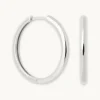 Essential Large Hoops in Silver
