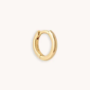 Essential 8mm Hoop in Gold