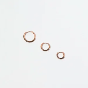 Essential 11.5mm Hoop in Rose Gold