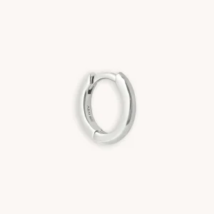 Essential 8mm Hoop in Silver
