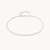 Essential Rope Chain Anklet in Silver