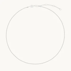 Essential Rope Chain Necklace in Silver