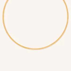 Essential Snake Chain Necklace in Gold