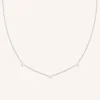 Heart Charm Necklace in Silver