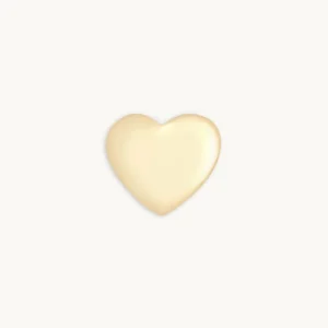 Heart Click Charm in 9k Gold