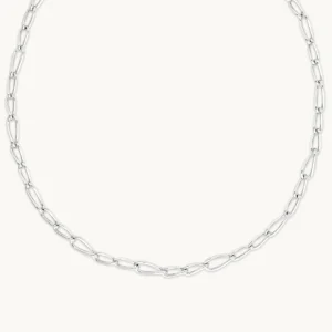 Infinite Chain Necklace in Silver