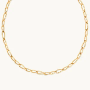 Infinite Chain Necklace in Gold