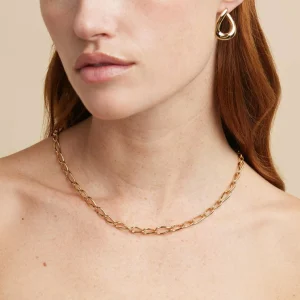 Infinite Chain Necklace in Gold