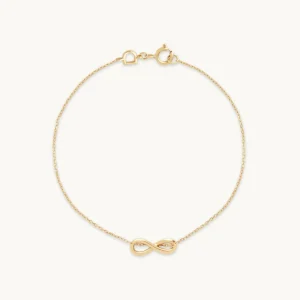 Infinite Charm Bracelet in Solid Gold