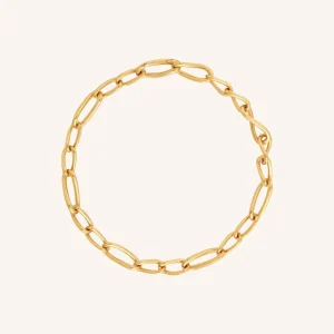Infinite Slim Chain Bracelet in Gold