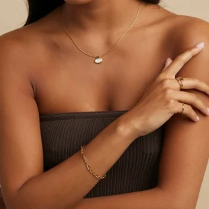 Infinite Slim Chain Bracelet in Gold