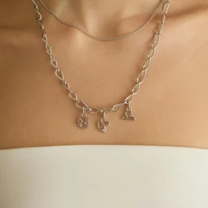 Libra Zodiac Talisman Charm in Silver
