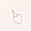 Love Heart Talisman Charm in Silver