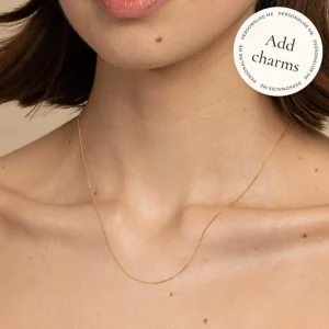 Miyu Chain Necklace in Solid Gold