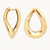 Molten Large Hoops in Gold