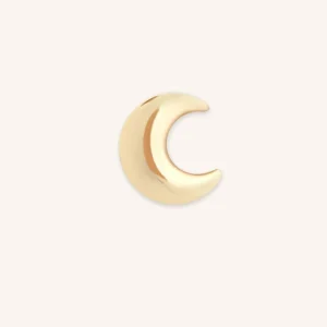 Moon Click Charm in 9k Gold