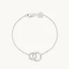 Orbit Crystal Bracelet in Silver