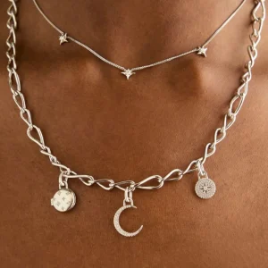 Pavé Star Charm in Silver