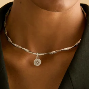 Pavé Star Charm in Silver